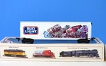 Bachmann Ho Item # 43-1008-J7 51' Custom Car Bud Light Boxed L-898. Fixed Price $15.00.