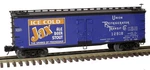 Atlas Scale 40' Wood Reefer Beer Brand Special (2-RAIL) Jax #12918. Fixed Price $96.99.