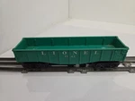 Lionel 6142 Green Black Gondola Gauge Model Train Freight Car. Fixed Price $13.00.