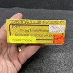Details West BC-502 Ho 50' Double Plug Door Box Car Assembled Used (DW101225-15). Fixed Price $10.00.