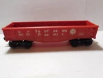 Lionel O27 Gauge Southern Pacific Lines Sp 9032 Red Plastic Gondola. Fixed Price $19.95.