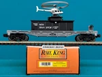 30-7658 Mth Railking Flat Car W/ Flying Helicopter 0/027 New. Fixed Price $34.95.