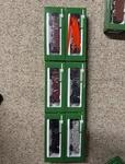Scale Bowser Triple Hoppers Lot Of Various Railroads 5!. Fixed Price $80.00.