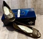 Andrew Geller Balet Flat Bronze Slip Dressy 7 In Box Very Nice. Fixed Price $21.99.