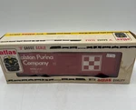 Atlas Gauge Ralston Purina Company 40' Insulated Plug Door Reefer Car W/ Box. Fixed Price $52.43.