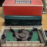 Lionel 3356 Gauge Operating Car And Corral Santa Fe W/horses. Fixed Price $150.00.