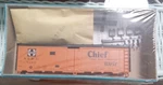 Athearn Santa Fe Box Car 8147 Orange/black Plastic Analog. Fixed Price $14.72.