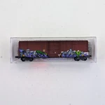 Micro-trains 02744390 Scale Weathered 50' Rib Side Box Car Plug Door Cp. Fixed Price $56.80.