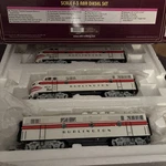 Mth Premier Burlington F-3 Aba Diesel Engine Set Protosound 2! 20-2307-1 Scale. Fixed Price $625.95.