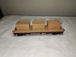 Vintage Mantua Heavies Ho Scale Pennsylvania Rr Flat Car With Load Crates 451625. Fixed Price $15.00.