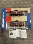 + Walthers Ho 932-27653 Pennsylvania N6B Wood Caboose Offset Pack. Fixed Price $75.00.
