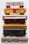 Lionel Gauge Freight Cars #9403,7301,9870,5719 /box. Fixed Price $45.59.