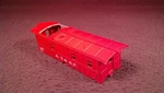 Ho Lionel 0827 Caboose - Body Shell At&sf Red. Fixed Price $44.95.