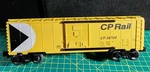 Lionel 6-39308 Cp Rail Yellow Boxcar #58700 With Heavy Frame Ln. XS286. Fixed Price $20.00.