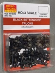 Micro-trains 005 10 020 HON3 Scale Bettendorf Trucks 892 Black Pair Bulk Pack. Fixed Price $111.95.
