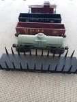 5 Item Lot Of Lionel Rolling Stock/flat/hopper 2X/SUNOCO/CABOOSE/PRE-OWNED. Fixed Price $54.49.