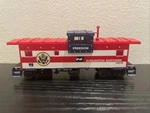 Atlas Extended Vision Caboose Car Burlington Northern Freedom Ho Scale Brand Nib. Fixed Price $60.00.