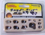 Woodland Scenics Scale Accents Hampshire Pigs Figures Accessorie #A2139. Fixed Price $9.00.