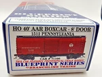 Branchline Ho Blueprint Series Kit 40' Aar Boxcar 1512 Pennsylvania #71100. Fixed Price $18.70.