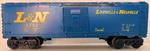 Lionel 6-9752 O/027-SCALE Louisville Nashville Blue Box Car L&n Rtr Ovp. Fixed Price $14.95.