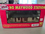 Atlas Ho Scale Maywood Train Station Item #620-2 W/ Original Box. Fixed Price $45.00.