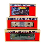 Lionel Illuminated Caboose & Soo Line Rea Reefer 1:48 Scale Train Car 3P Lot. Fixed Price $90.01.