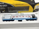 K-line, O, K693-8011, Nasa Flat Car With "usa" Aluminum Rocket Booster Nib. Fixed Price $114.99.