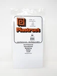 Plastruct 91107 White Styrene Sheets Plastic 0.100" 2.5MM 7" X 12" SSS-110. Fixed Price $11.34.