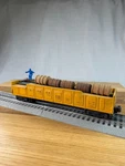 Lionel 3562-50 Gauge Santa Fe Atsf 356250 Yellow Barrel Car With Load. Fixed Price $45.00.