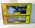 Rail King 30-7928 1999 Operating Crane Car 30-7939 2000 Tender Mthrrc. Fixed Price $55.99.