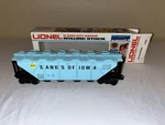 Lionel 6-9358 Gauge Lcca Covered Hopper Sands Of Iowa Lnib. Fixed Price $25.00.