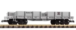 Piko #38734 Sf Work Flatcar, 197111, W/ Low Sides Discontinued (g-scale). Fixed Price $70.00.