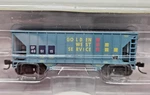 Walthers Scale #932-50125 Greenville 100T 2-BAY Hopper Golden West/sp New. Fixed Price $29.99.