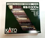 Kato Hankyu 6300 Series 4-CAR Basic Set Ho Scale, Running Tested. Fixed Price $107.98.