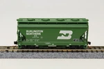 Scale Micro Trains 09200080 2-BAY Acf Covered Hopper Burlington Northern Bn. Fixed Price $19.89.