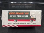 Atlas Editions Eddie Stobart Man L2000 Curtainside China F1460 1:76 Scale Lorry. Fixed Price $10.89.