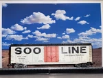 Ho Athearn Soo Line 50' Plug Door Box Car #177850 Weathered Kadees Metal Wheels. Fixed Price $29.99.