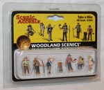 Woodland Scenics - Accents Take Hike #A1944 Ho Scale New. Fixed Price $19.99.