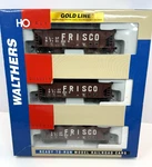 Walthers Gold Line Frisco Ballast Hoppers 3 Pack Near Mint W/sealed Couplers. Fixed Price $89.99.