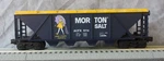 Lionel Morton Salt Billboard Hopper Car Scale 6-9114. Fixed Price $27.95.