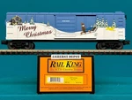 30-74115 Mth Railking 2003 Merry Christmas Box Car O/O27 Happy Holidays New. Fixed Price $34.95.