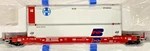 Lionel 6-17586, Burlington Northern Husky Stack, #63322, Scale (1/48), New. Fixed Price $115.00.