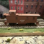 Walthers Gold Line Ho 932-7583, 1300 Series Wood Caboose, Santa Fe 1333. Fixed Price $29.99.