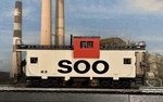 Ho Athearn 5370 Soo Line Caboose #63 Wide Vision Fresh Build Interior Kadee Box. Fixed Price $49.99.