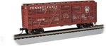 Bachmann 40' Stock Car Pennsylvania Rr #128781 - Ho Scale Model Train Freight. Fixed Price $34.23.