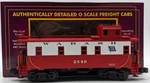 Mth 20-91044 Gauge Wabash Steel Caboose #2849 Nib. Fixed Price $79.99.