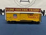 K-line Union Pacific #6452111 Classic Reefer Car K645-2111. Fixed Price $29.99.