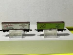 Micro Trains 47091 Century Beer 47131 Adolphus (2) 40' Reefers No Label Kadee. Fixed Price $19.95.