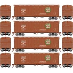 Athearn Roundhouse 06803 Scale 40' Wood Reefer, Canadian National (4 Pack). Fixed Price $89.99.