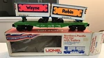 Lionel 6-9120 Northern Pacific Flatcar With Trailers Box. Fixed Price $35.00.